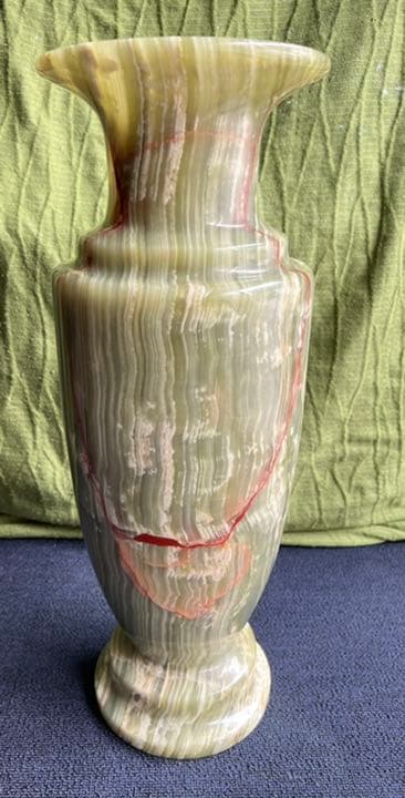 オニックス花瓶 オニキス 飾り壺 大理石 壺