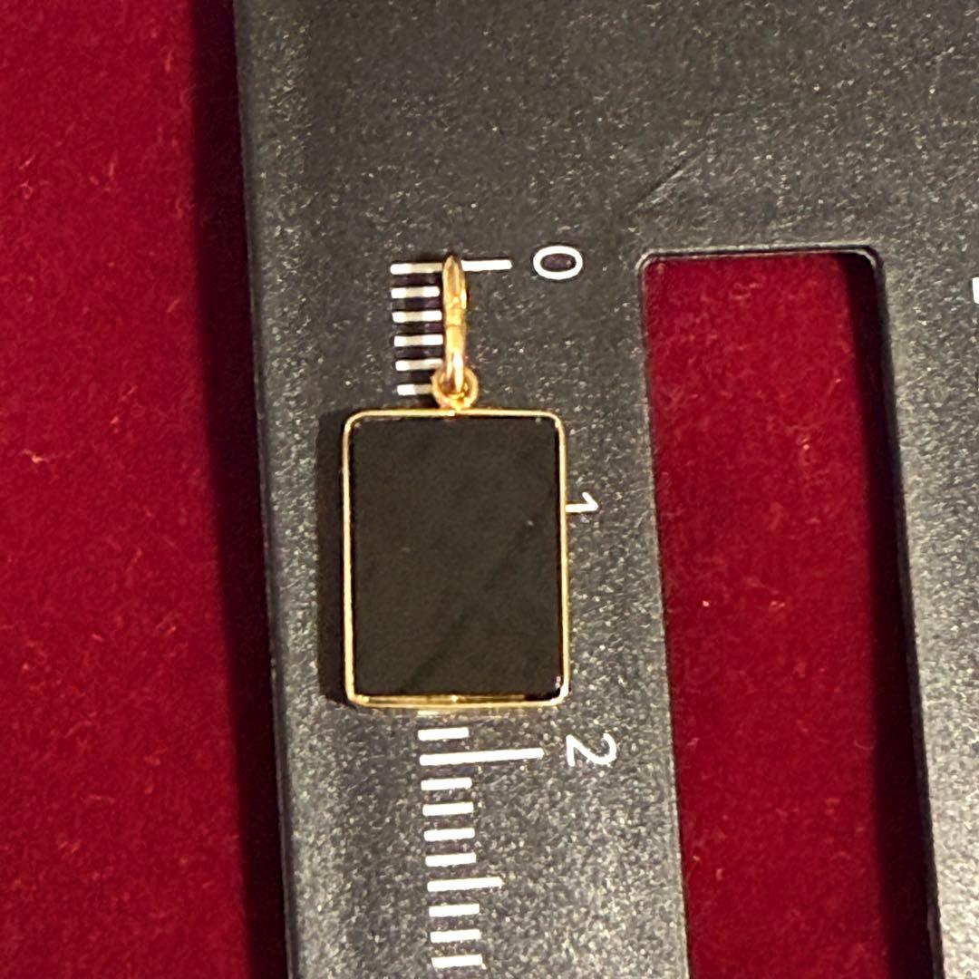 K18 オニキス ペンダントトップ