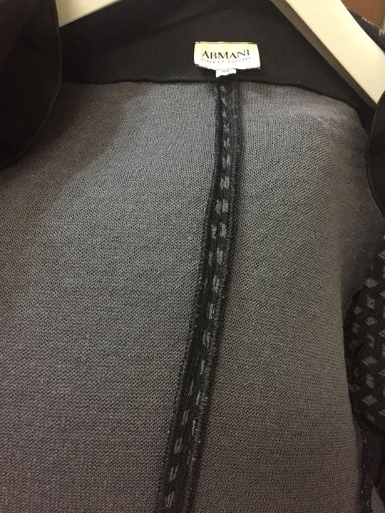ノーカラージャケット38アルマーニ新品同様