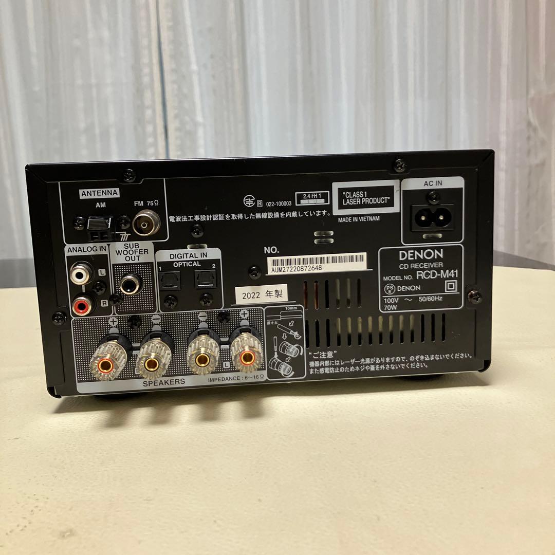 DENON RCD M-41K 整備動作品 2022年製 S/N648