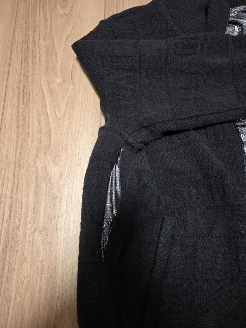 美品 パーリーゲイツ 防風 ニットフルジップ ブルゾン DiAPLEX 5(L)