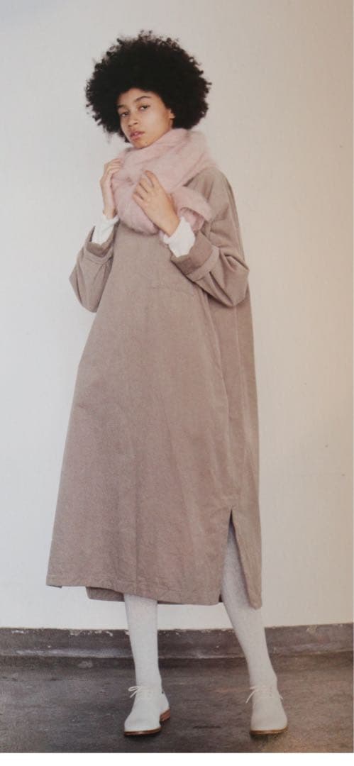 ワンピース TOUJOURS Long Sleeve Big T-Shirt Dress