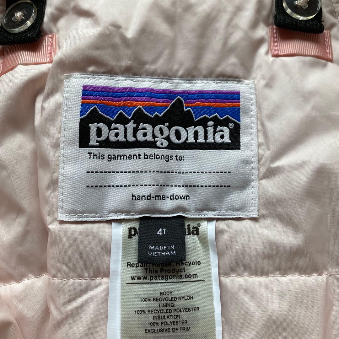 patagonia キッズ スノーウェア 上下 4T