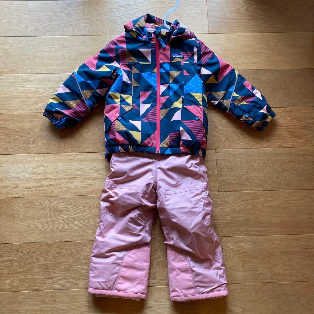 patagonia キッズ スノーウェア 上下 4T