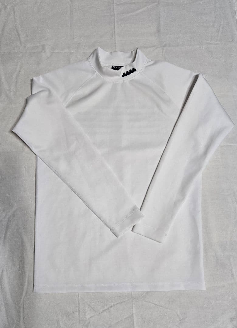 MUTA MARINE 長袖モックネック ホワイト