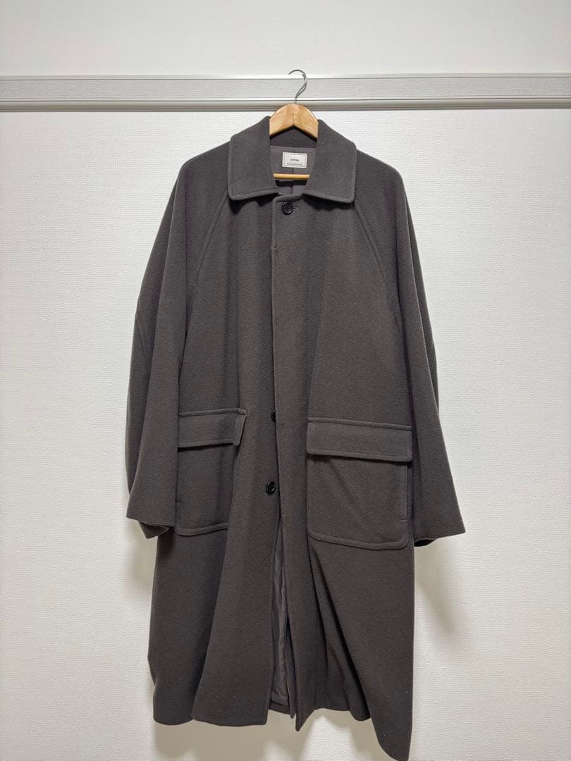 ジャケット・アウター EVCON / WOOL STAIN COLLAR COAT