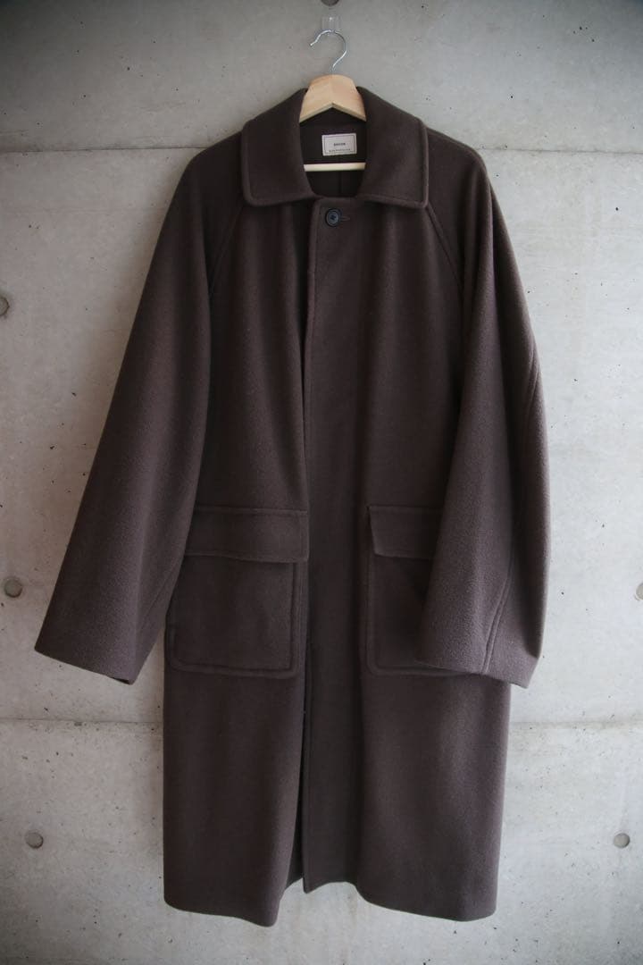 ジャケット・アウター EVCON / WOOL STAIN COLLAR COAT