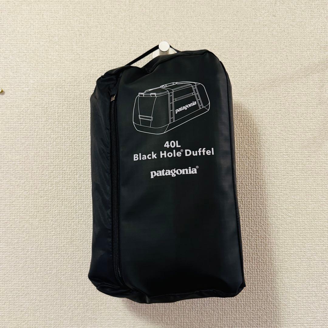パタゴニア　ブラックホール　ダッフル　40L 黒　新品未使用