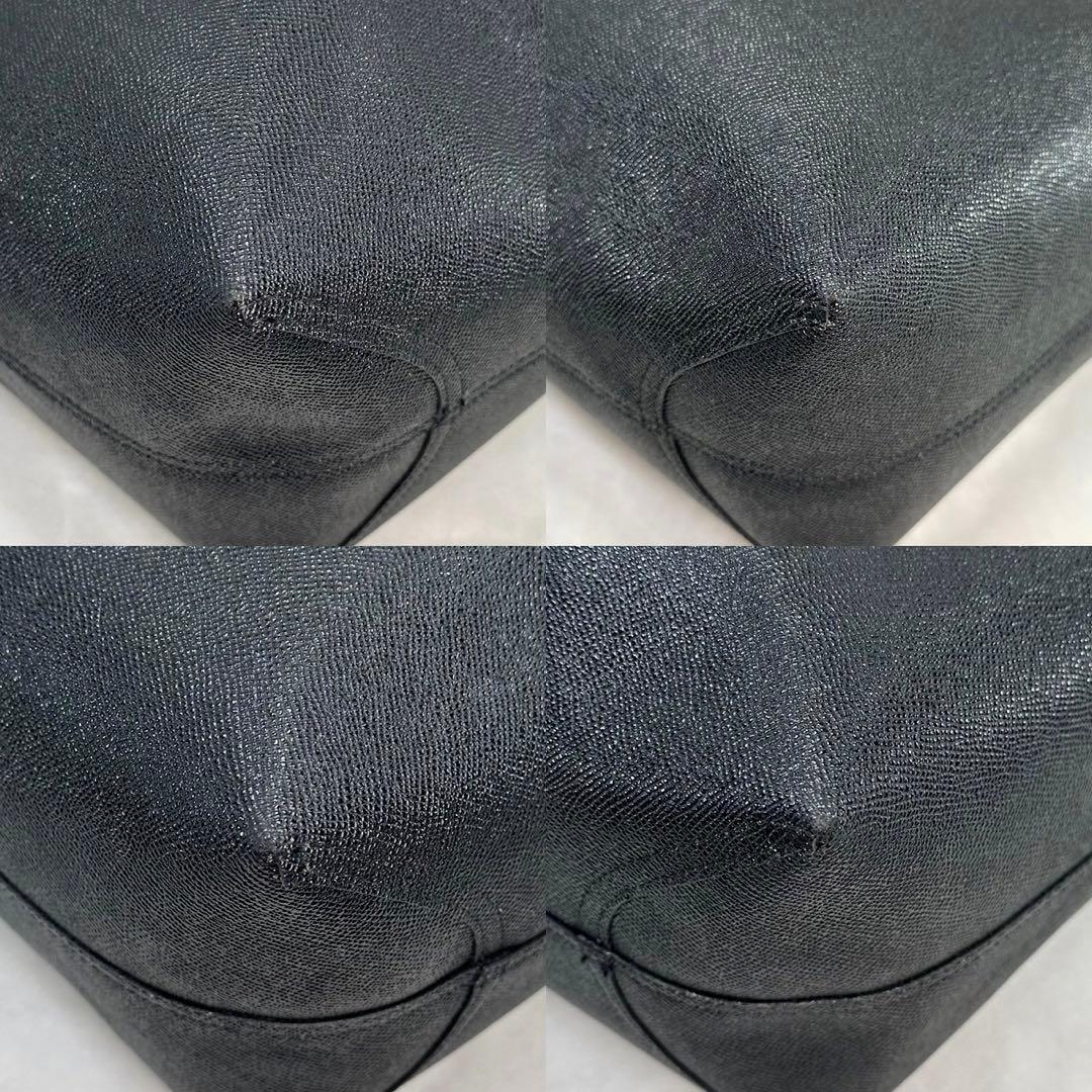 【極美品】コーチ リバーシブル 36658 トートバッグ レザー A4可 黒