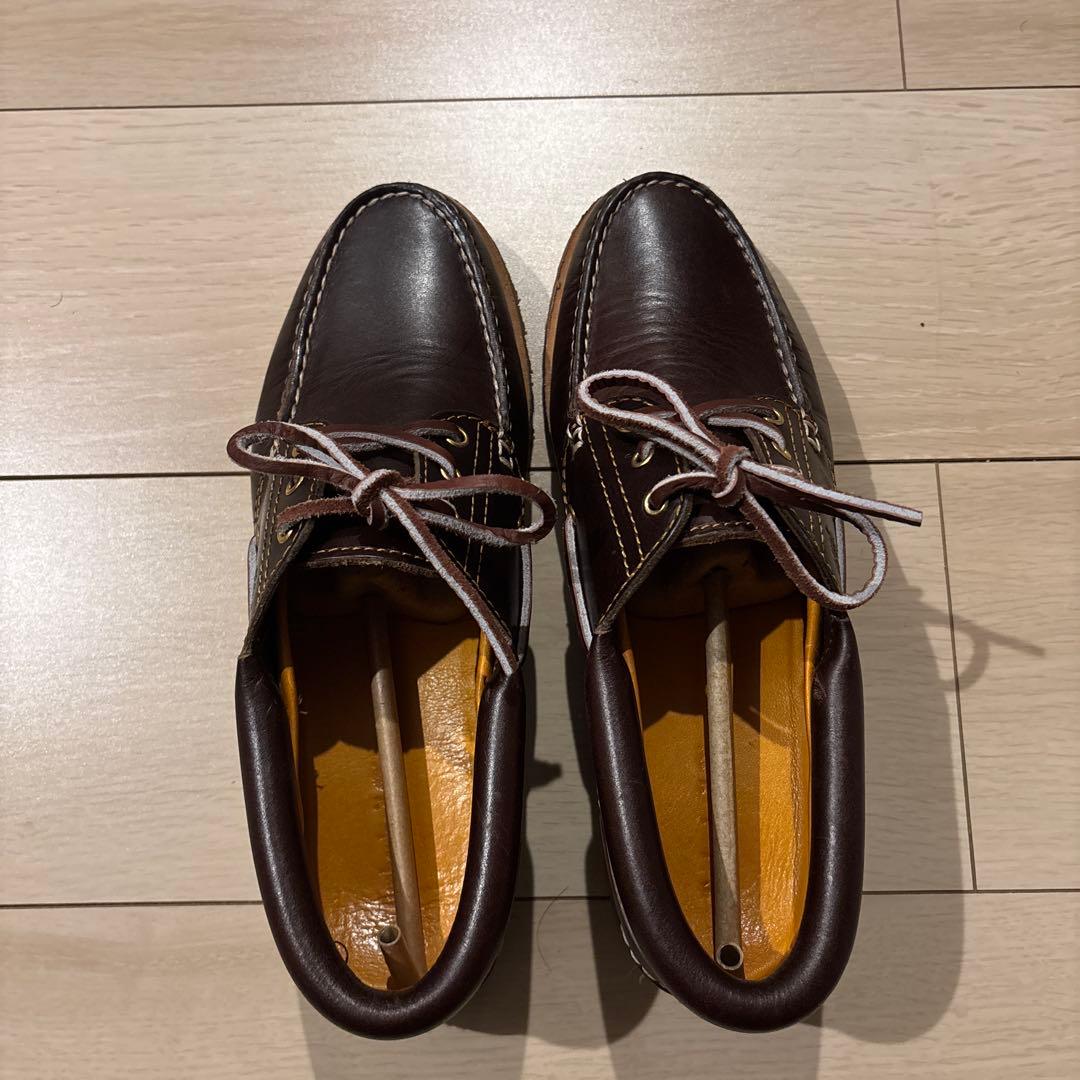 【新品】【未使用】26cm ティンバーランド 3eye モカシン ワイズM 茶