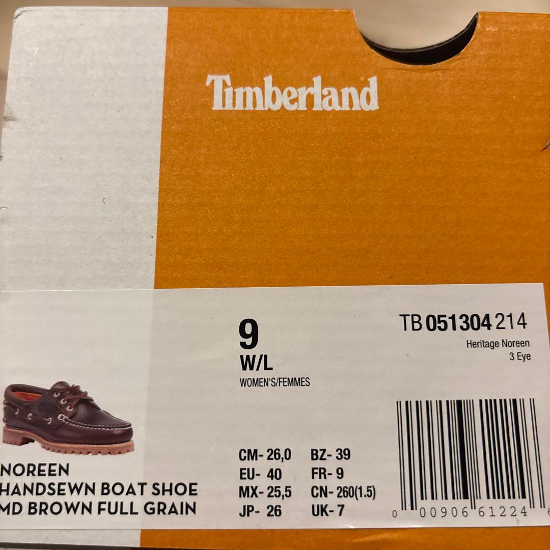 【新品】【未使用】26cm ティンバーランド 3eye モカシン ワイズM 茶