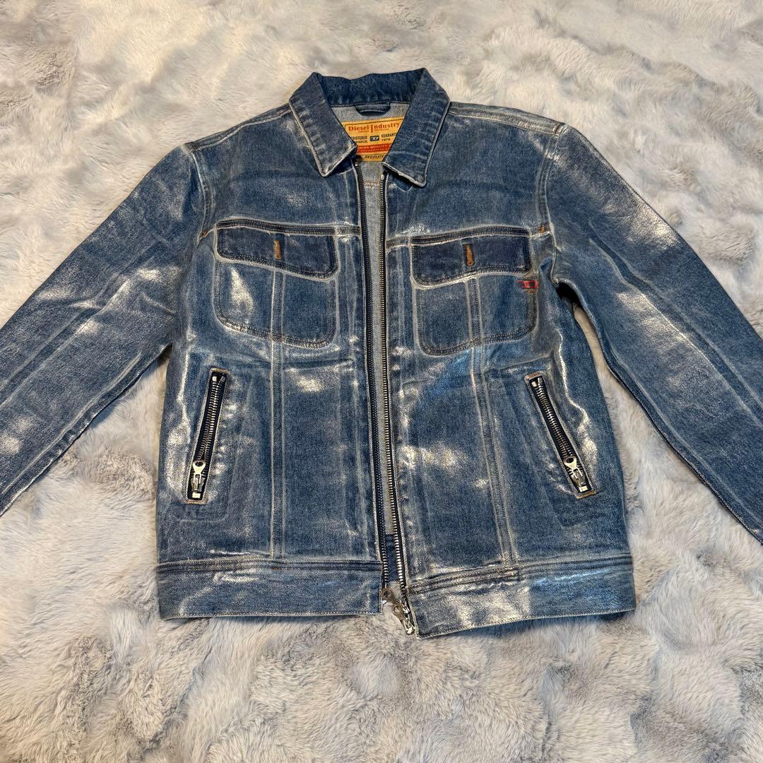 【最終お値下げ】美品 DIESEL コーティング デニムジャケット
