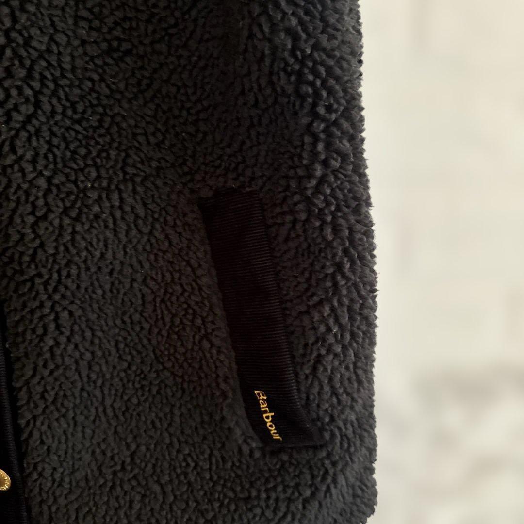 Barbour ボアベスト ブラック
