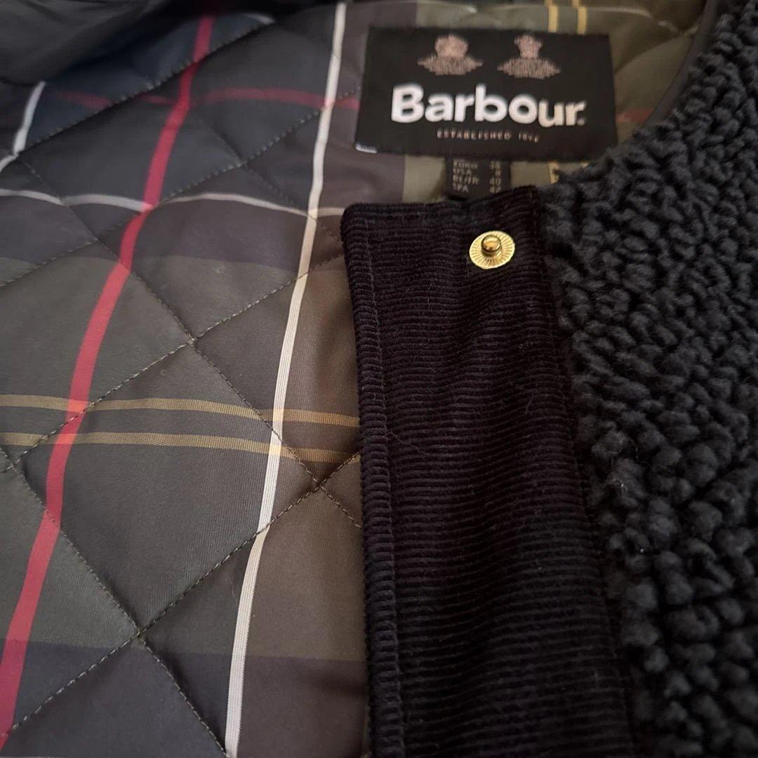 Barbour ボアベスト ブラック