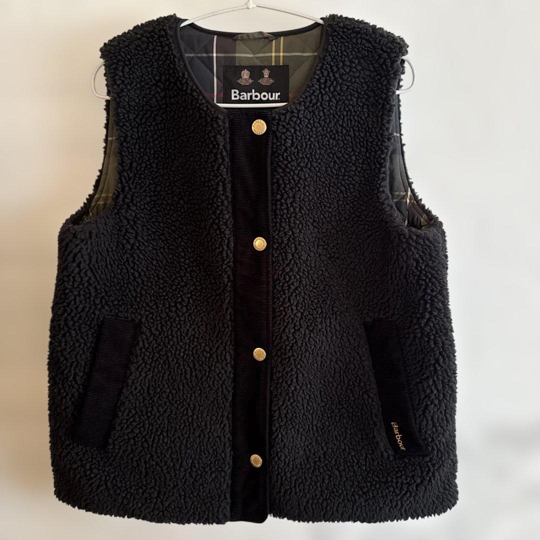 Barbour ボアベスト ブラック