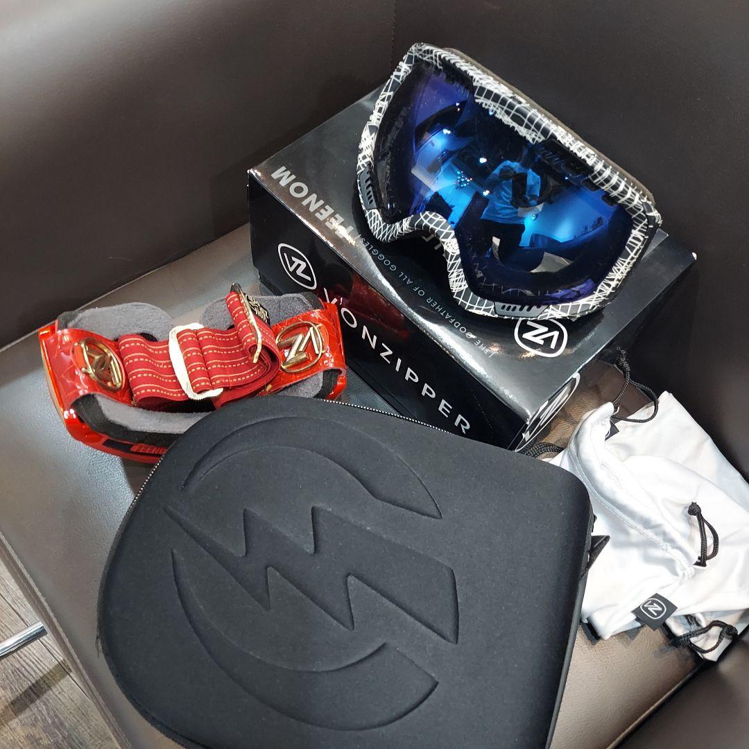 Vonzipper ボンジッパー ゴーグルセット2個セット 収納箱＆袋付き