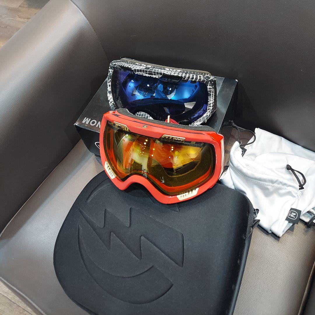 Vonzipper ボンジッパー ゴーグルセット2個セット 収納箱＆袋付き