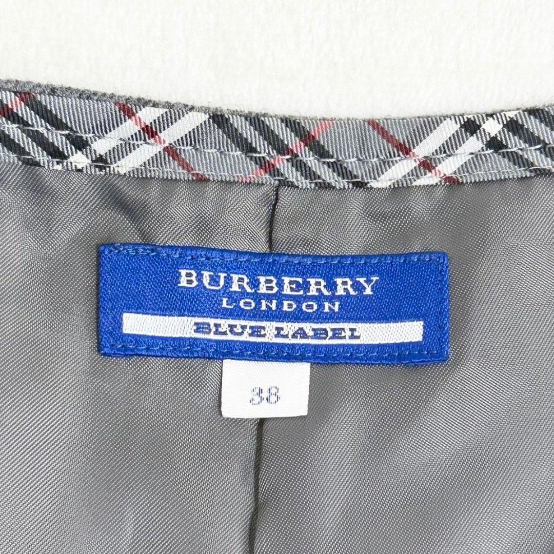バーバリー ブルーレーベル キュロット プリーツ スカート ショートパンツ 38