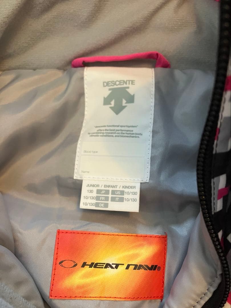 MAZDADESCENTE デサントスキースノーボードウェア 女の子130