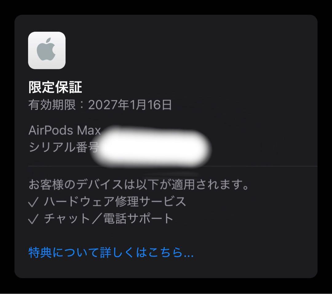 AirPods Max USB-Cモデル 付属品完備 正規品