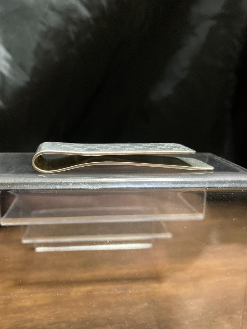 グッチ マネークリップ GG柄 グッチシマ ダブルG シルバー925