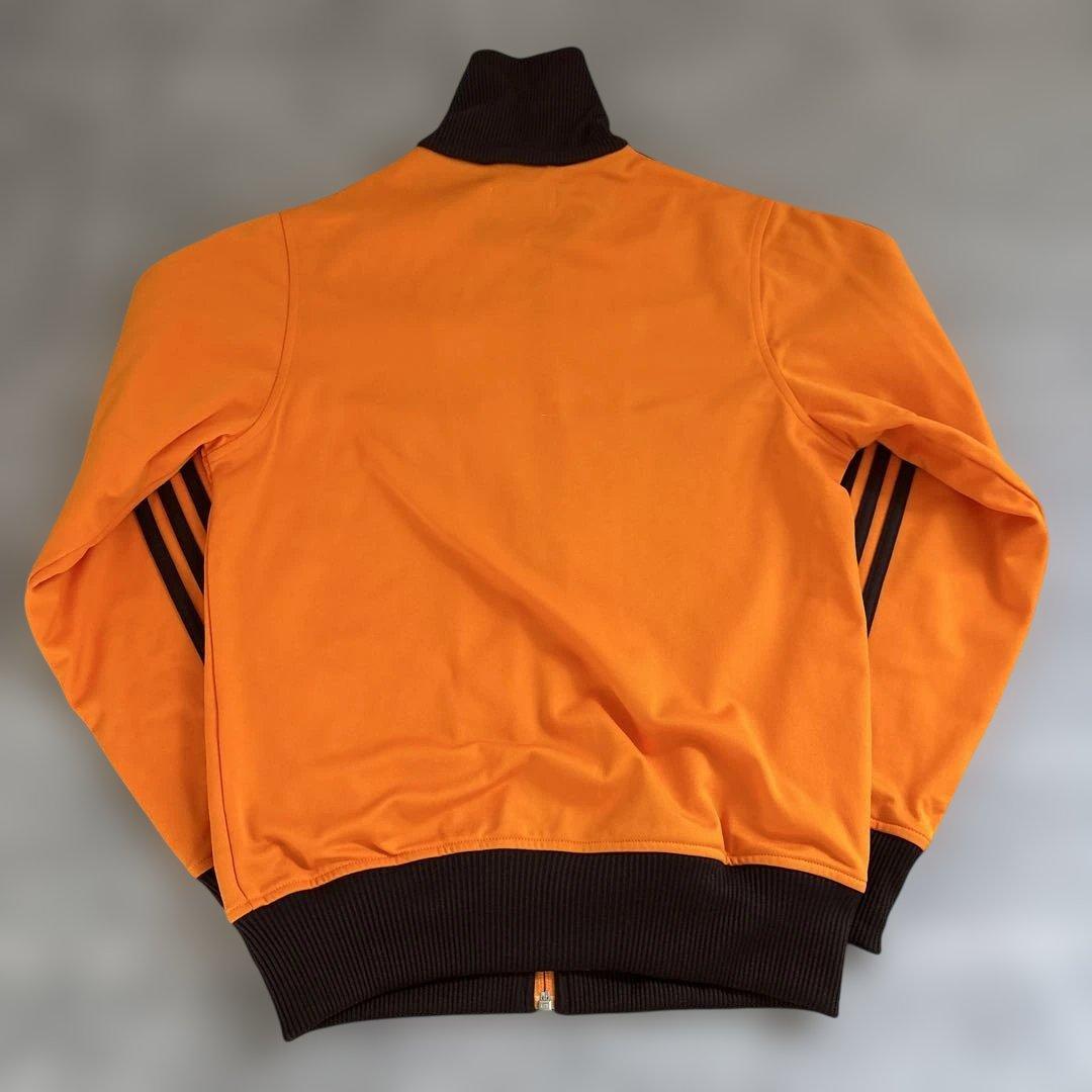【小松菜奈着用カラー】アディダス　トラックジャケット　オレンジ　レディースL
