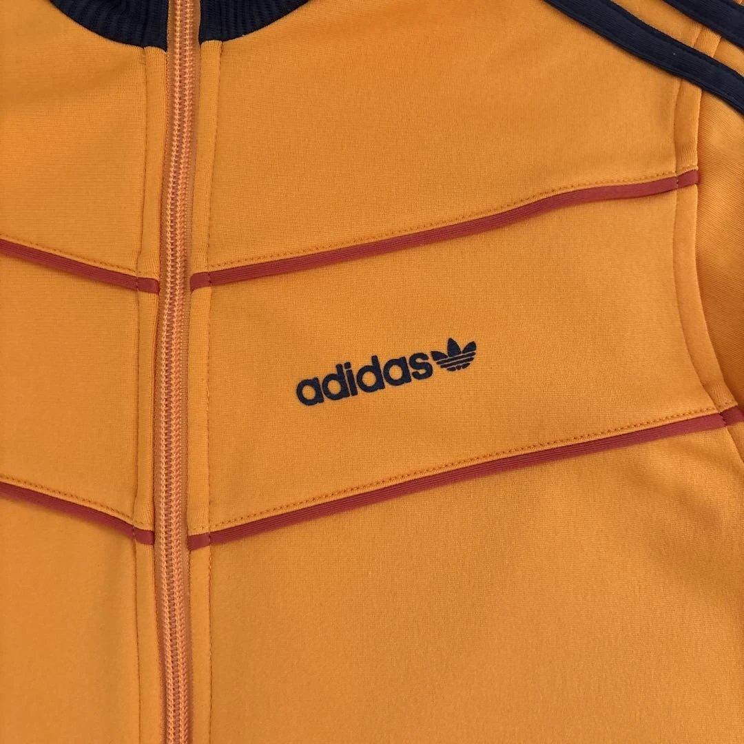 【小松菜奈着用カラー】アディダス　トラックジャケット　オレンジ　レディースL