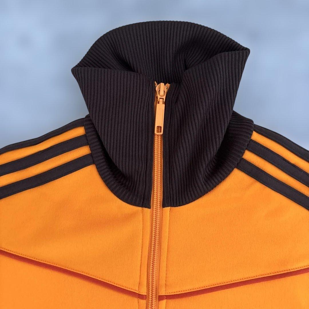 【小松菜奈着用カラー】アディダス　トラックジャケット　オレンジ　レディースL