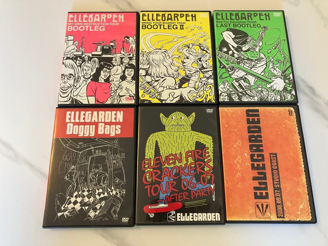 ELLEGARDEN エルレガーデン　DVD6枚セット