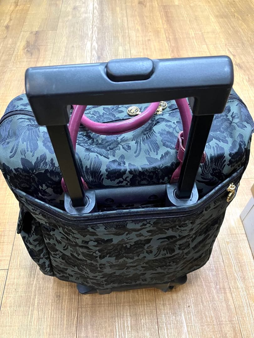 FEILER シュニール織 花柄キャリーケース トロリーバッグ フェイラー