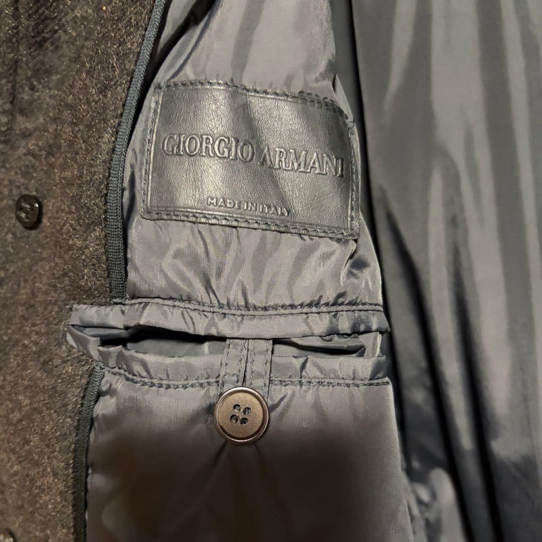 GIORGIO ARMANI ジョルジオアルマーニ　カシミヤ　コート　サイズ56