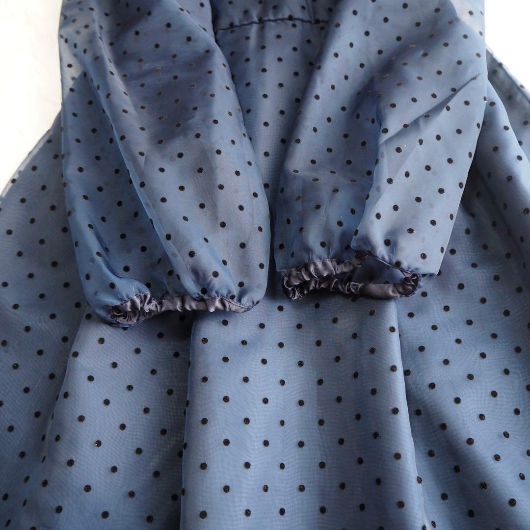 美品♡‪グリーンレーベルリラクシング フォーマル ボレロ ドット ワンピース