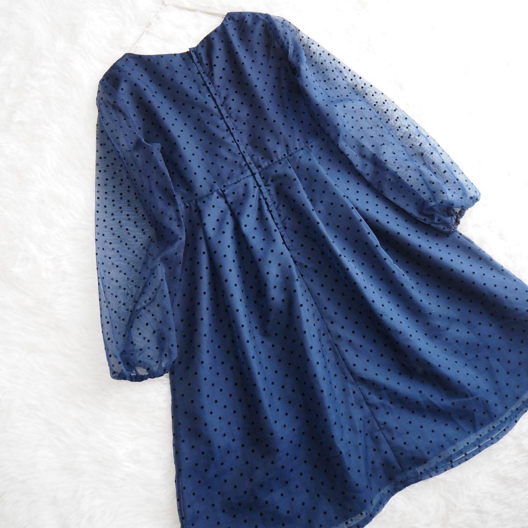 美品♡‪グリーンレーベルリラクシング フォーマル ボレロ ドット ワンピース