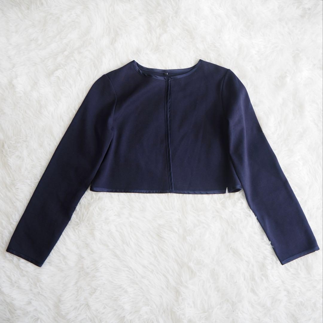 美品♡‪グリーンレーベルリラクシング フォーマル ボレロ ドット ワンピース