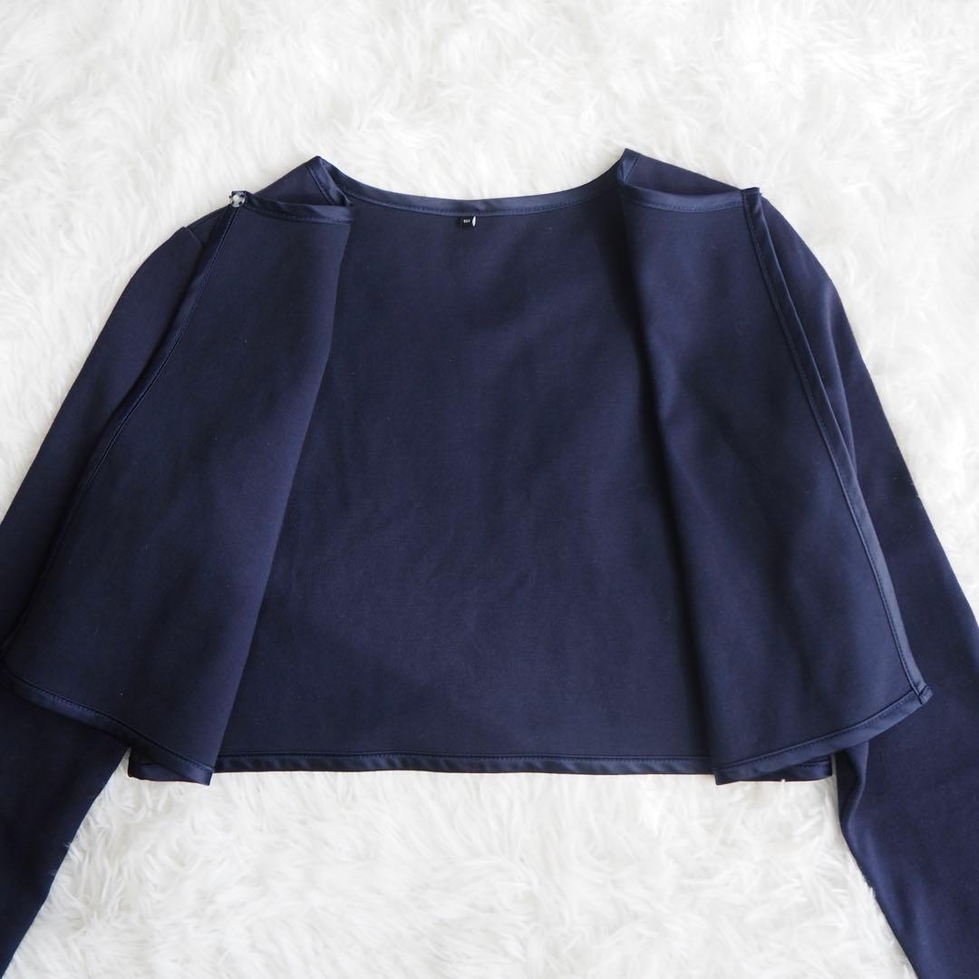 美品♡‪グリーンレーベルリラクシング フォーマル ボレロ ドット ワンピース