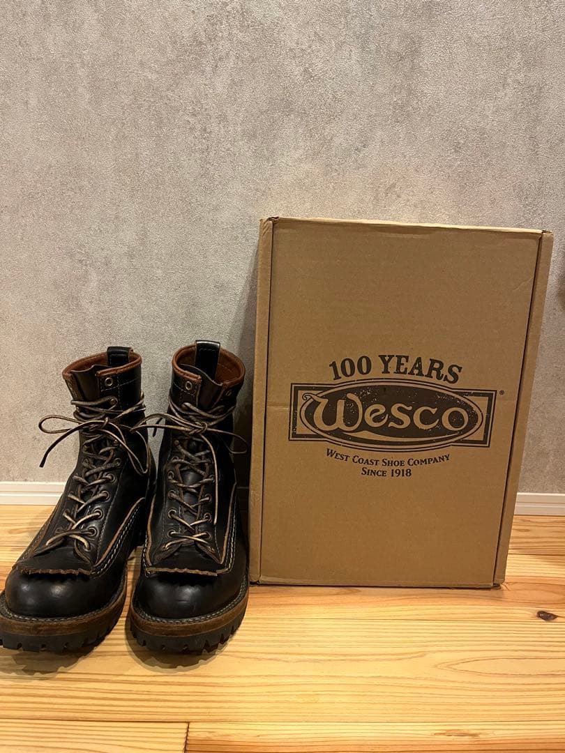 希少品　茶芯　WESCO.ウエスコジョブマスター ホースハイド.100周年