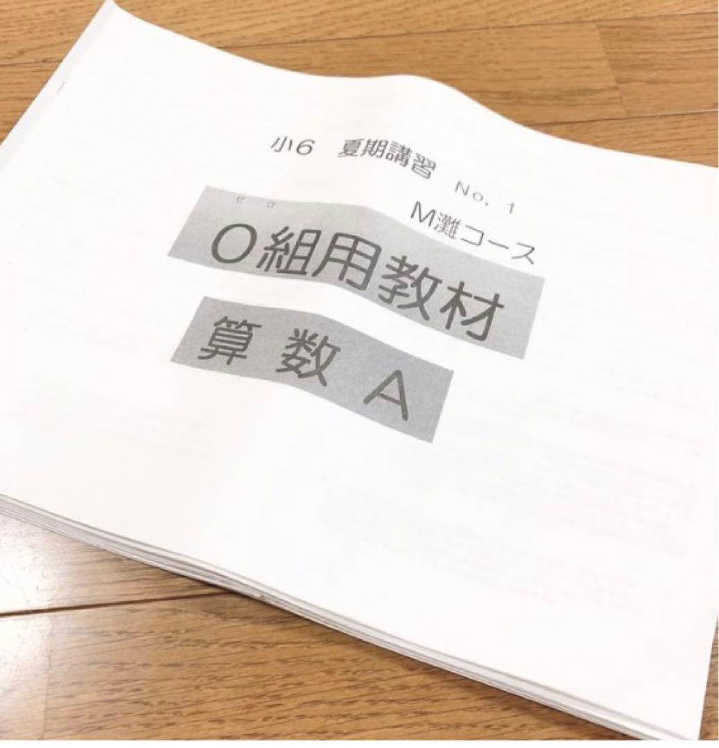 浜学園 小6 夏期講習 算数 M灘コース 0組用教材 テキストまとめ売り