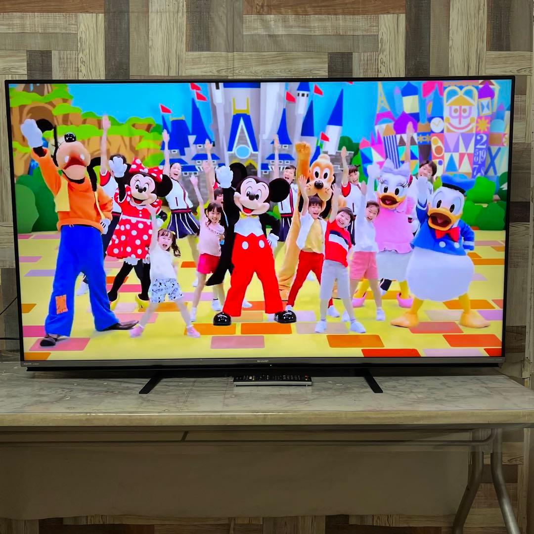 全国送料込❣️シャープ60V型4Kテレビ YouTube.NETFLIX可