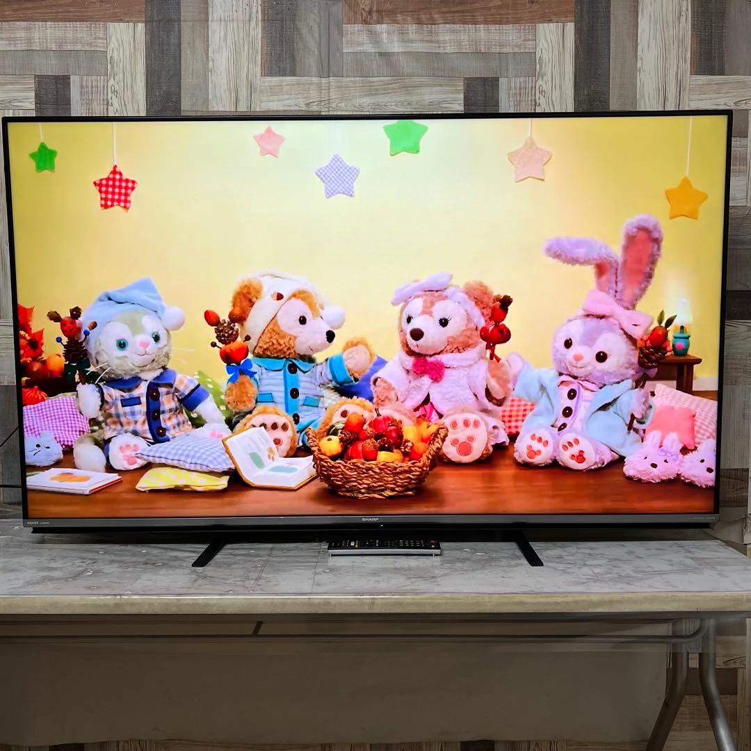 全国送料込❣️シャープ60V型4Kテレビ YouTube.NETFLIX可