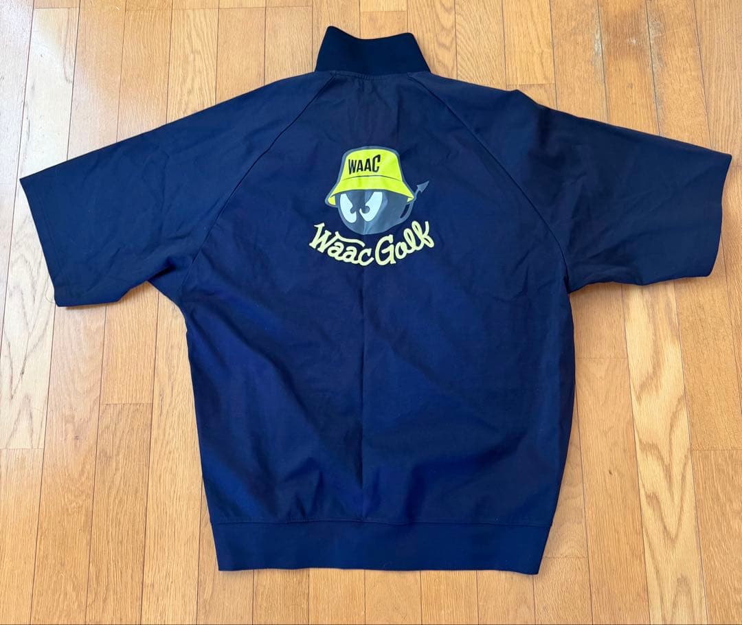 WAAC ワック　ポロシャツ　ネイビー　2024