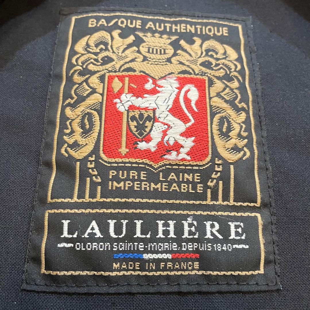 フランス製 LAULHÈRE 黒 ベレー帽 60cm