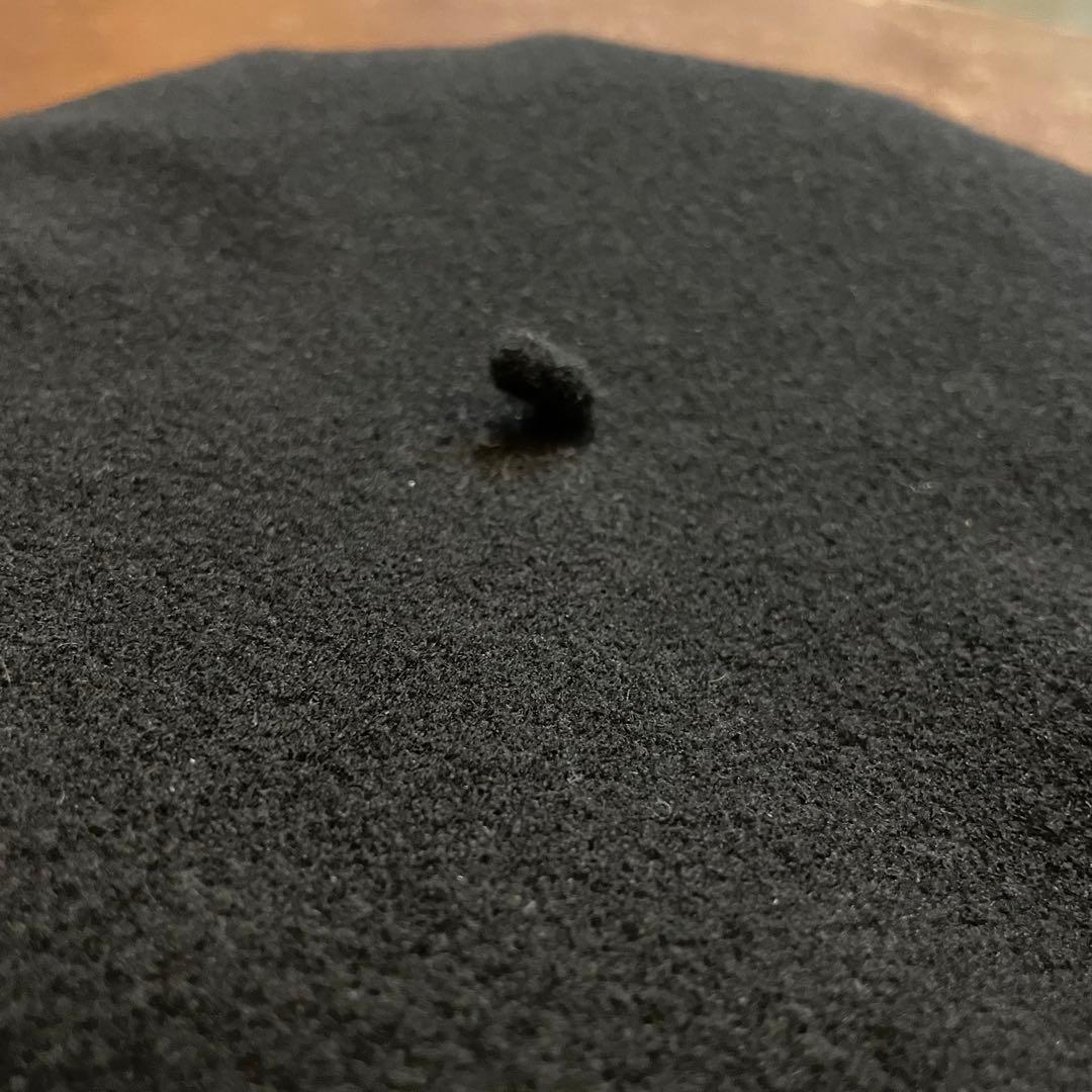 フランス製 LAULHÈRE 黒 ベレー帽 60cm