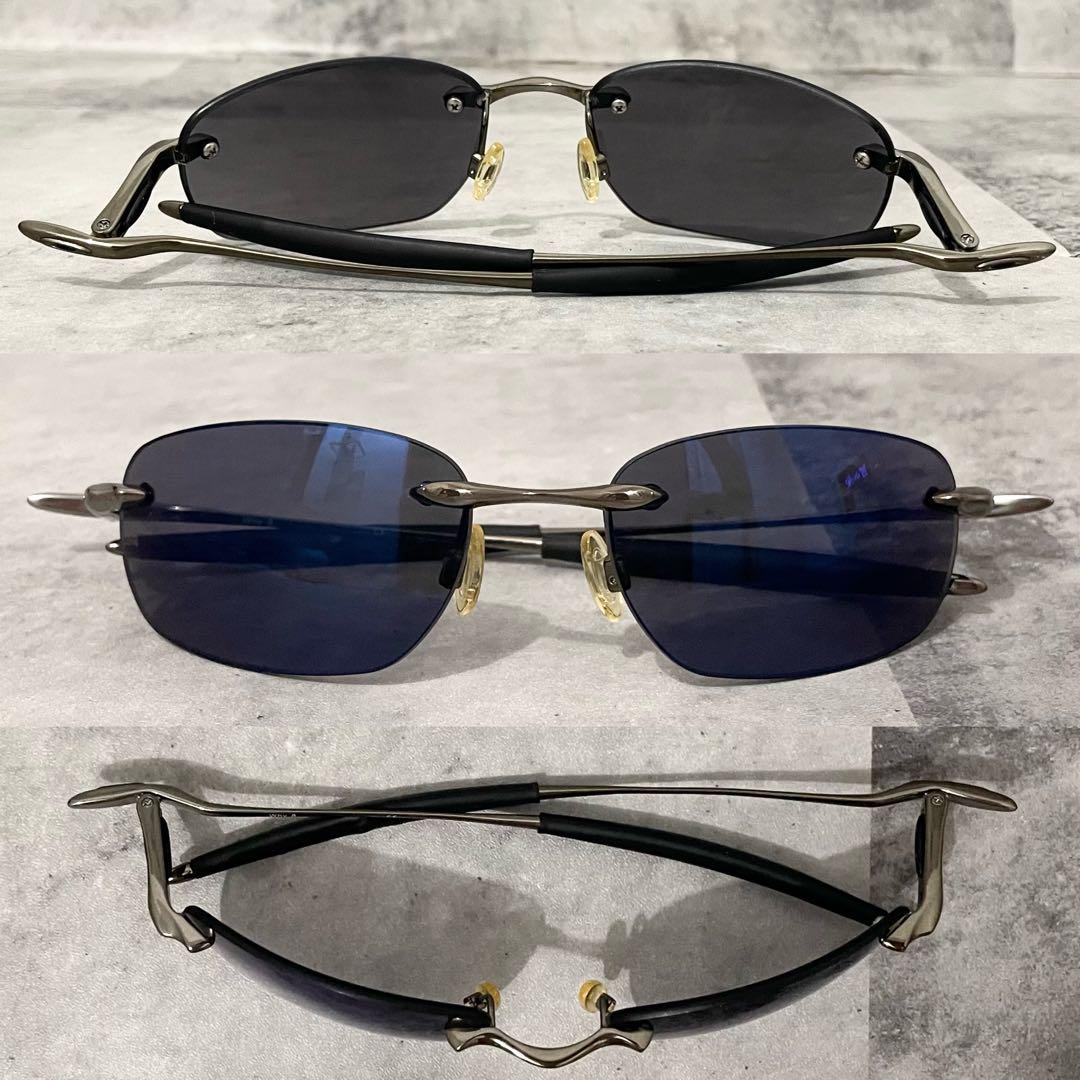 希少 OAKLEY オークリー Why 8 X-L サングラス リムレス