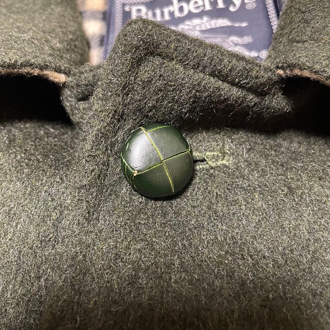 【希少】90s Burberry's バーバリーズ　ウール　ステンカラーコート