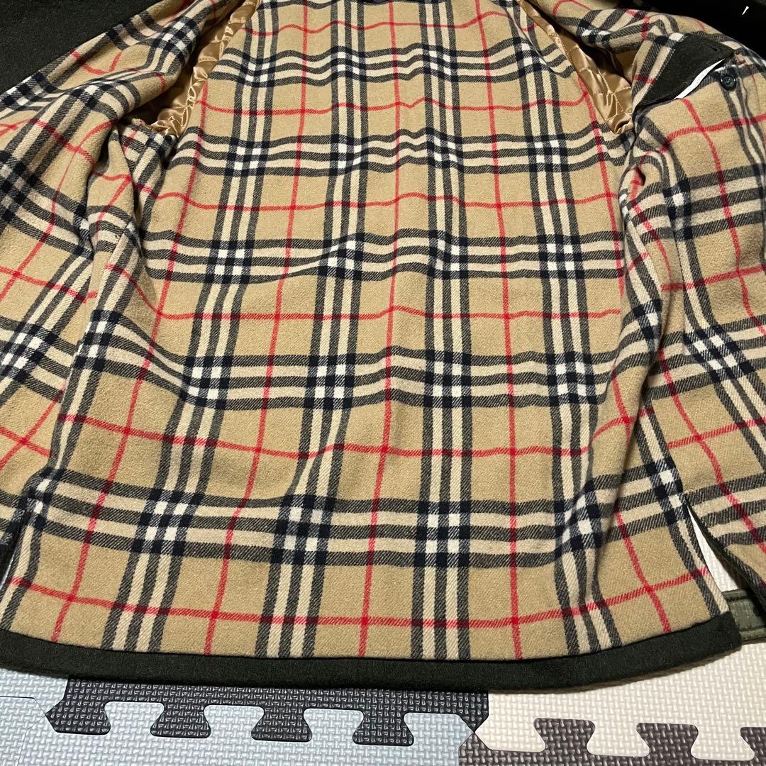【希少】90s Burberry's バーバリーズ　ウール　ステンカラーコート
