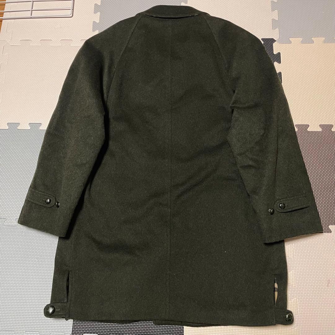 【希少】90s Burberry's バーバリーズ　ウール　ステンカラーコート