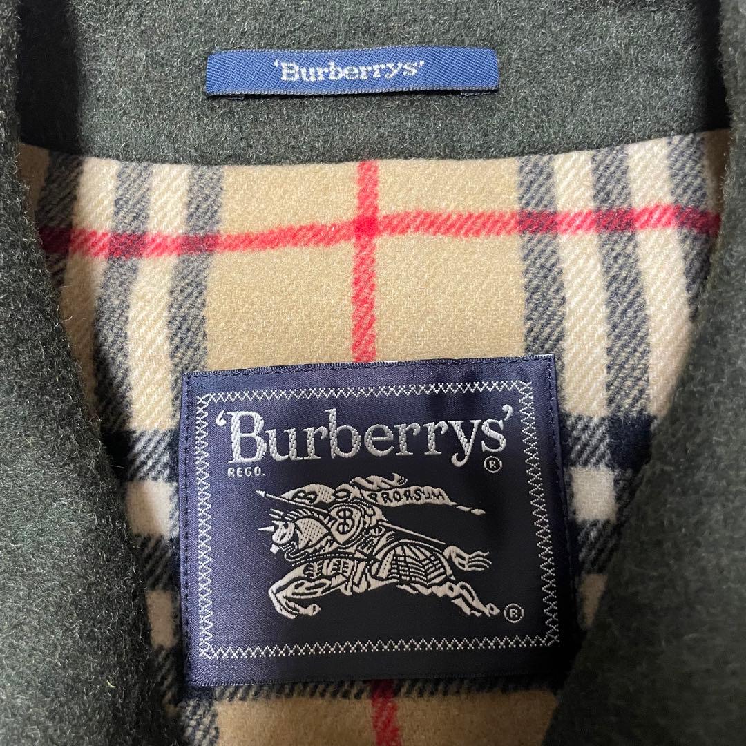 【希少】90s Burberry's バーバリーズ　ウール　ステンカラーコート