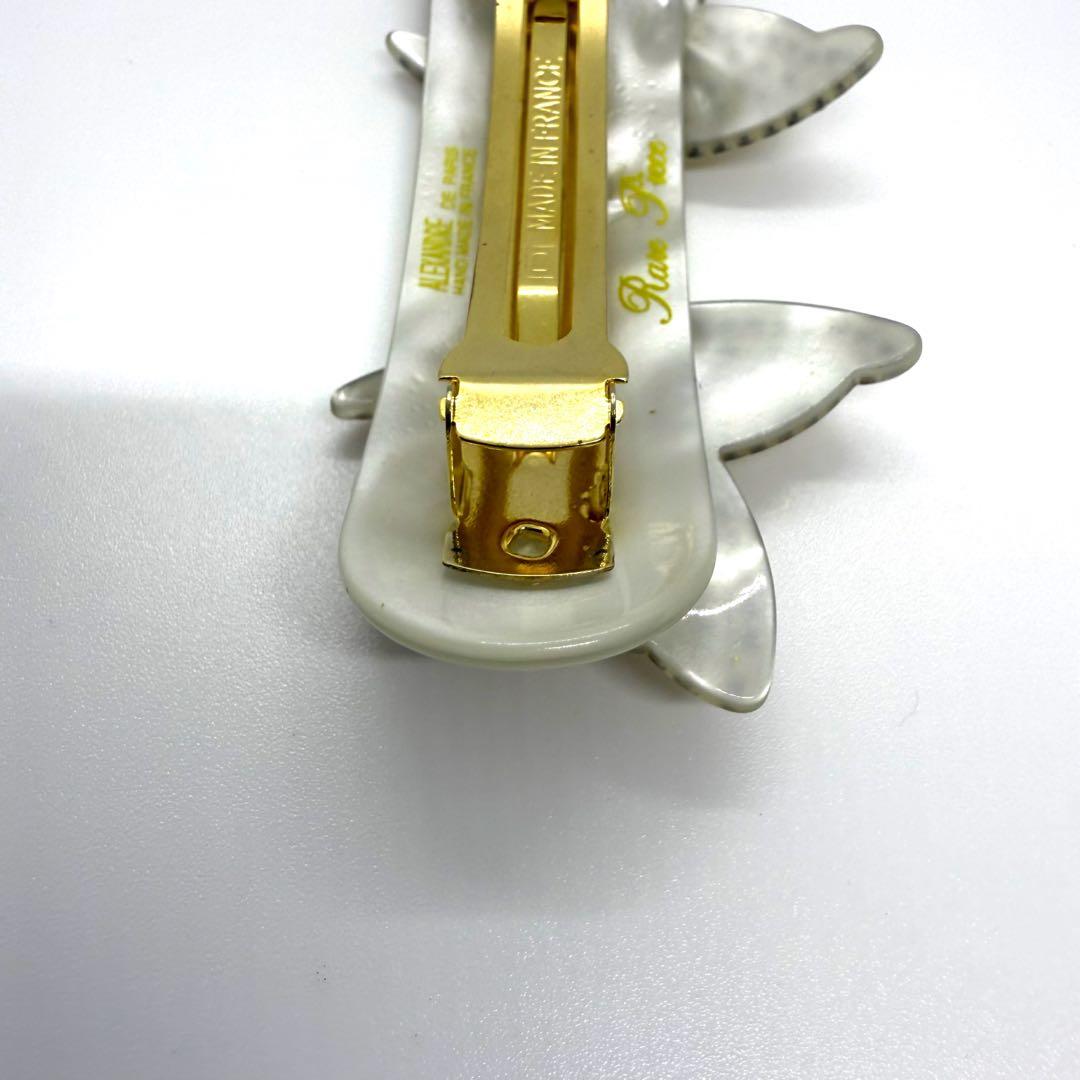 アレクサンドルドゥパリ バレッタ 蝶々 ラインストーン フランス製 希少