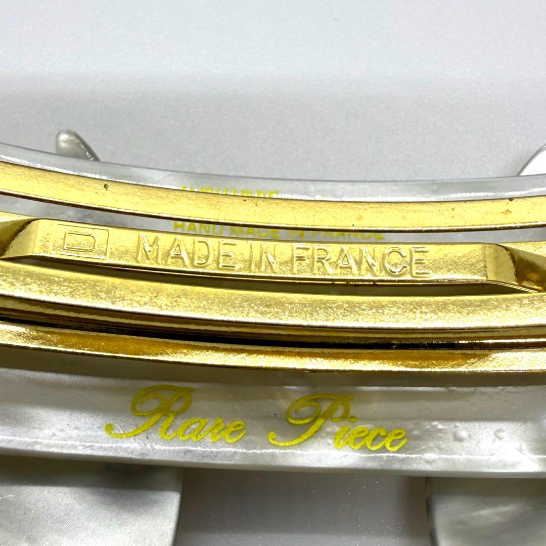 アレクサンドルドゥパリ バレッタ 蝶々 ラインストーン フランス製 希少