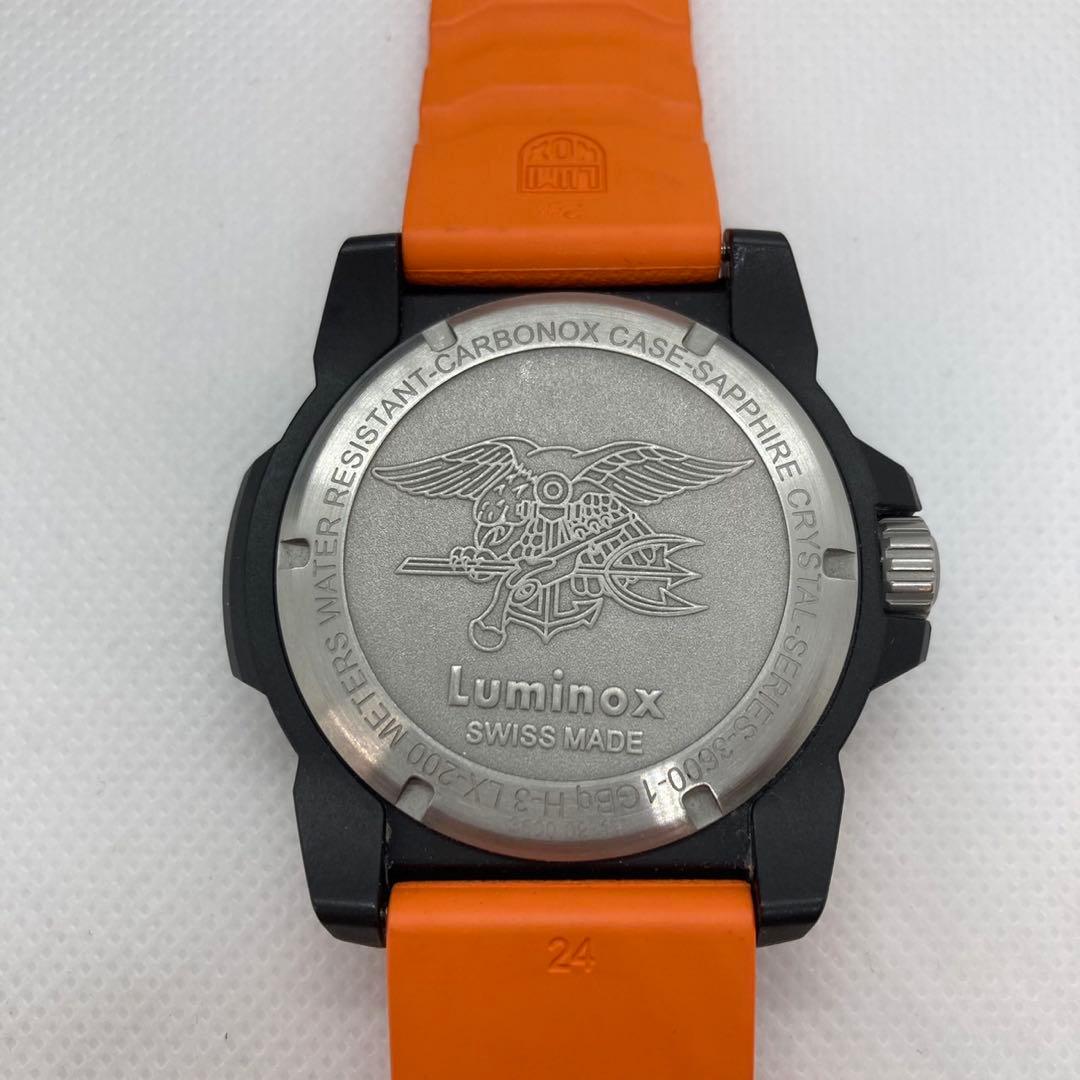 Luminox ルミノックス 稼働 オレンジベルト